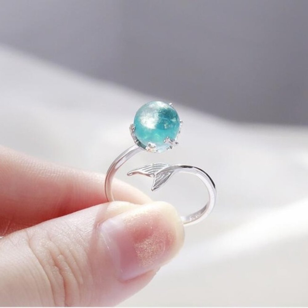 Silver Fish Tail Ring - 925